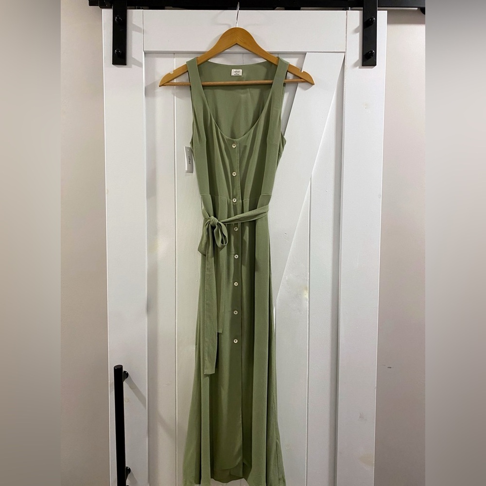 ARITZIA, Joyce Sage Frost Midi Dress, XS NWT